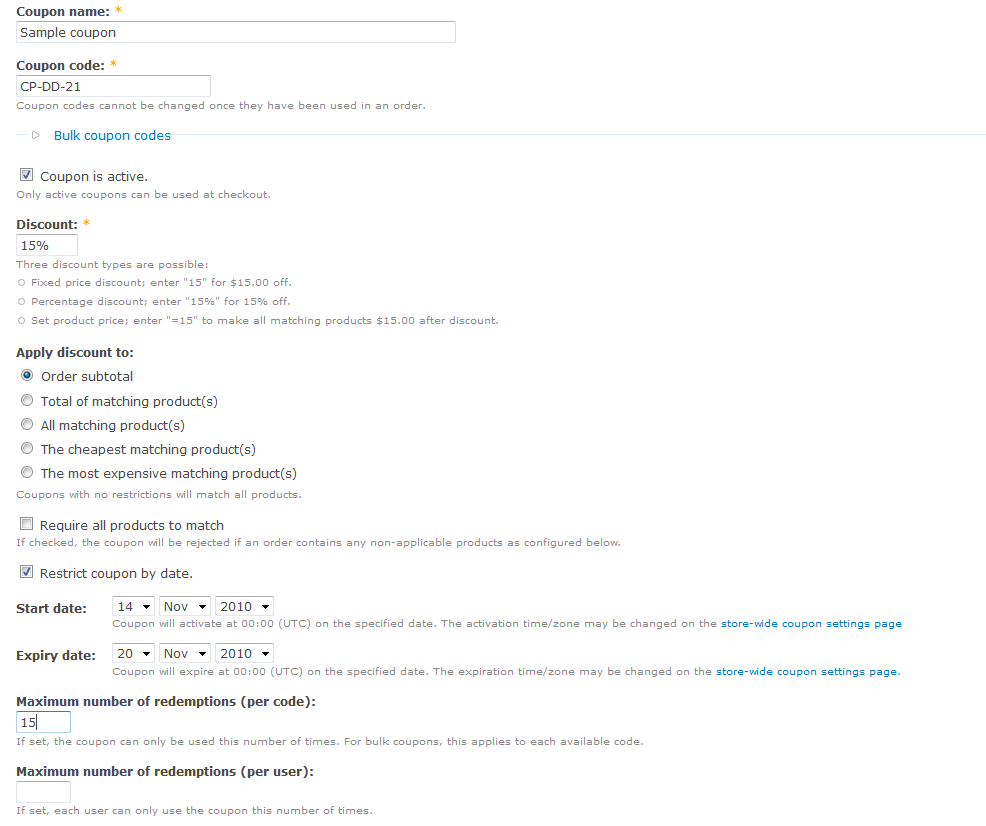 Drupal: Recycle Ubercart coupons | Drupal Developer Drupal: Recycle Ubercart coupons | Drupal Developer