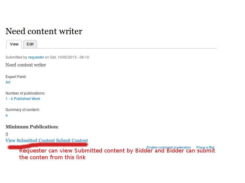 requester view content and bidder post content requester view content and bidder post content