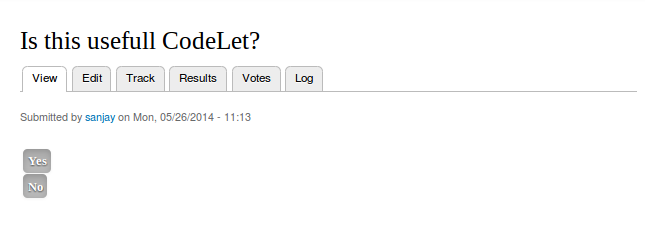 Drupal: Poll radio to Button Drupal: Poll radio to Button